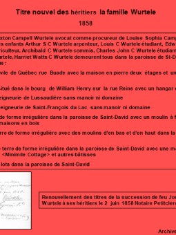 La Dynastie des Wurtele 45