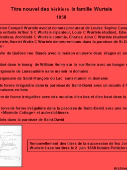 La Dynastie des Wurtele 46