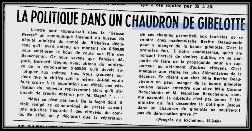 Journal le Temps 1960