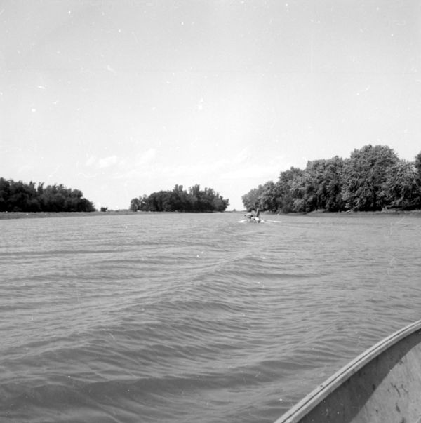 10-Île de Rouche dans la rivière Yamaska 1955