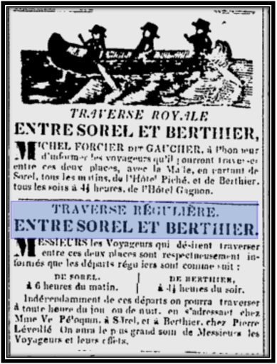 Journal Les Campagnes 22 août 1850 Archives Nationales du Québec